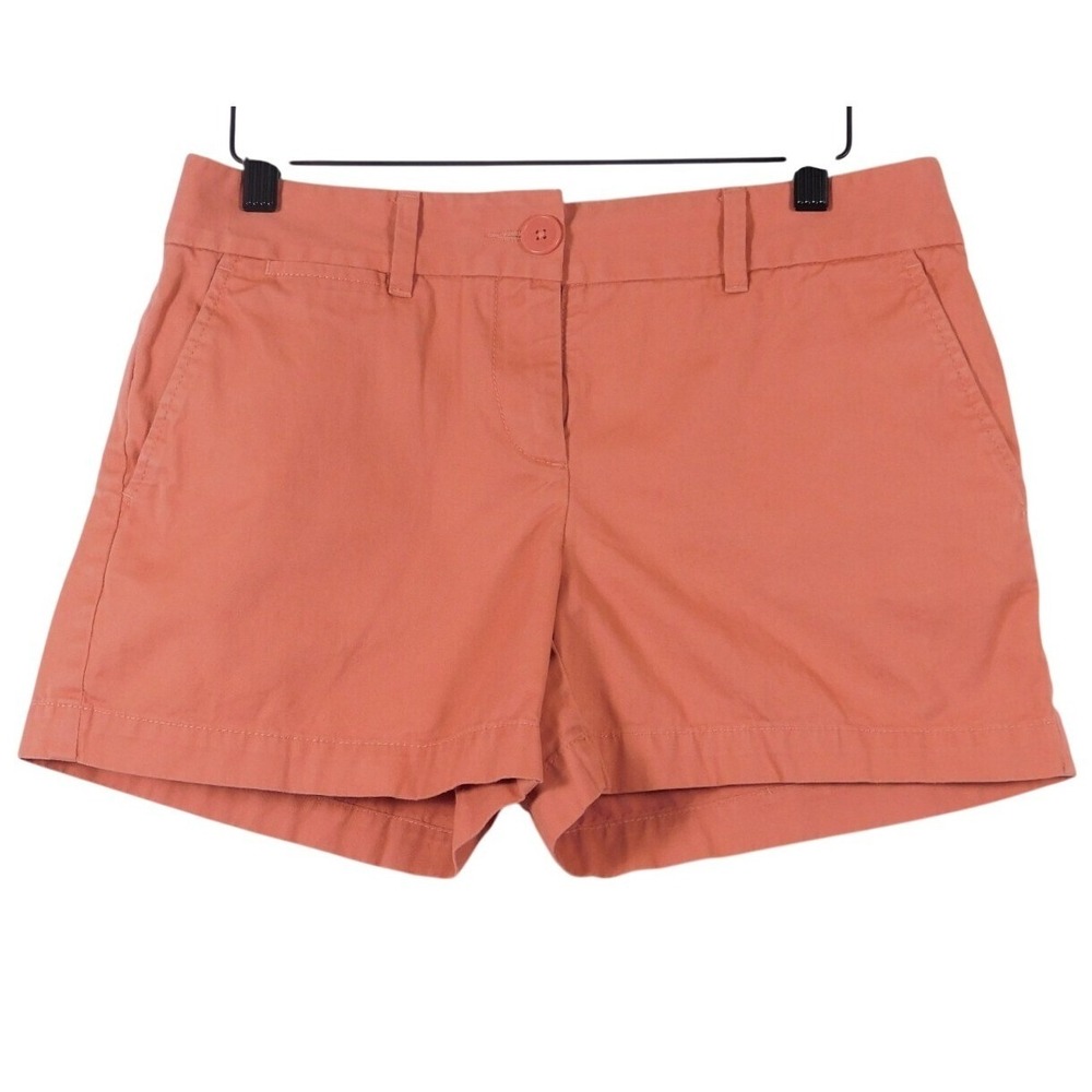 ANN TAYLOR LOFT WOMENS 100% COTTON MELLON 5 POCKET SHORTS SIZE 2 - Picture 4 of 9